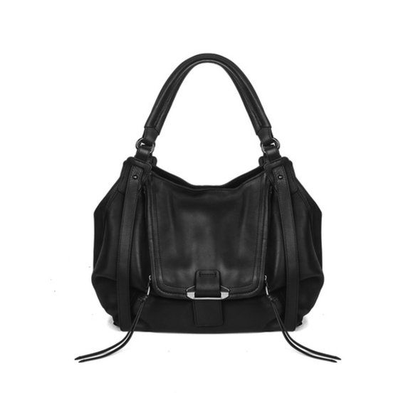 Kooba "Jonnie" Handbag in black NWT! DEFECT! - Picture 2 of 5